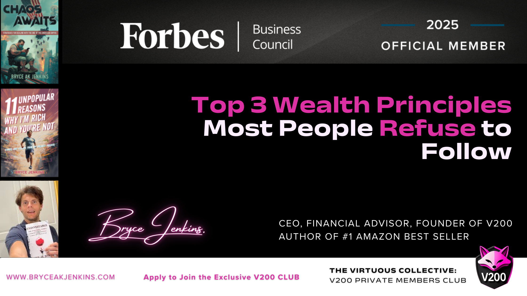 Cover image for the Top 3 Wealth Principles Most People Refuse to Follow