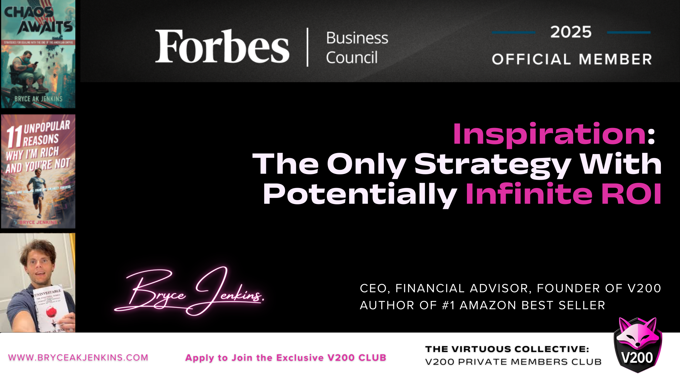 Cover image for the Inspiration: The Only Strategy With Potentially Infinite ROI